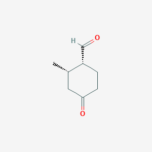 (1R,2S)-2-Methyl-4-oxocyclohexane-1-carbaldehyde