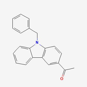 molecular formula C21H17NO B4084423 1-(9-Benzyl-9H-carbazol-3-YL)ethan-1-one 