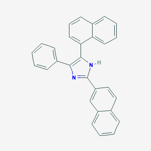 molecular formula C29H20N2 B408483 4-(1-naphthyl)-2-(2-naphthyl)-5-phenyl-1H-imidazole 