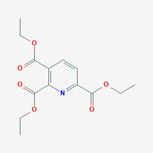 molecular formula C14H17NO6 B040849 Triethyl pyridine-2,3,6-tricarboxylate CAS No. 122509-29-9