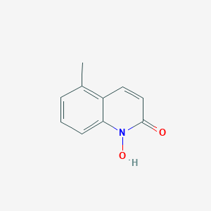 molecular formula C10H9NO2 B040851 1-Hydroxy-5-methylquinolin-2(1H)-one CAS No. 112590-63-3