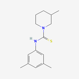 molecular formula C15H22N2S B4085210 N-(3,5-dimethylphenyl)-3-methylpiperidine-1-carbothioamide 