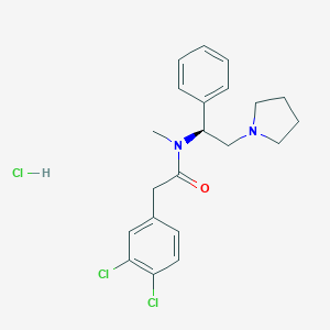 N-(2-(N-Methyl-3,4-dichlorophenylacetamido)-2-phenylethyl)pyrrolidine