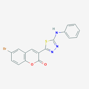 6-Bromo-3-(5-phenylamino-[1,3,4]thiadiazol-2-yl)-chromen-2-one