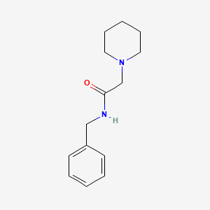 molecular formula C14H20N2O B4085852 N-benzyl-2-(piperidin-1-yl)acetamide CAS No. 72336-19-7