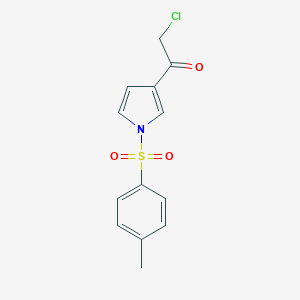 molecular formula C13H12ClNO3S B040869 3-(Chloroacetyl)-1-tosylpyrrole CAS No. 124511-96-2