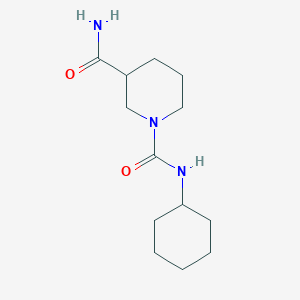 molecular formula C13H23N3O2 B4087189 N1-CYCLOHEXYLPIPERIDINE-13-DICARBOXAMIDE 