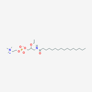 rac-3-Hexadecanamido-2-ethoxypropyl phosphocholine