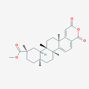 molecular formula C28H36O5 B040878 Celastranhydride CAS No. 118075-30-2