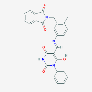 molecular formula C27H20N4O5 B408780 TTGM 5826 CAS No. 330471-93-7