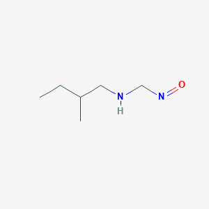 molecular formula C6H14N2O B040880 2-Methyl-N-(nitrosomethyl)butan-1-amine CAS No. 121432-33-5