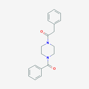 molecular formula C19H20N2O2 B408805 1-Benzoyl-4-(phenylacetyl)piperazine 