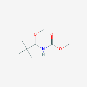Methyl N-(1-methoxy-2,2-dimethylpropyl)carbamate