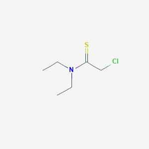 molecular formula C6H12ClNS B040909 2-Chloro-n,n-diethylethanethioamide CAS No. 114928-08-4