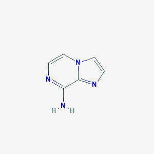 molecular formula C6H6N4 B040915 Imidazo[1,2-a]pyrazin-8-amine CAS No. 117718-88-4