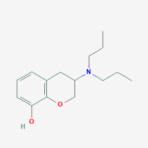 molecular formula C15H23NO2 B040930 N,N-Dipropyl-8-hydroxy-3-chromanamine CAS No. 112904-74-2