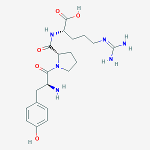 molecular formula C20H30N6O5 B040934 酪氨酸-脯氨酸-精氨酸 CAS No. 117186-48-8