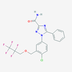 molecular formula C19H14ClF5N4O2 B040937 氟西泮 CAS No. 119126-15-7