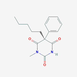 molecular formula C16H20N2O3 B040941 1-Methyl-5-pentyl-5-phenylbarbituric acid CAS No. 112769-18-3