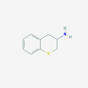 molecular formula C9H11NS B040942 Thiochroman-3-ylamine CAS No. 124499-23-6