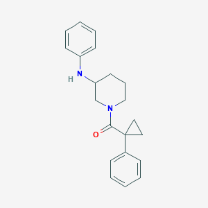molecular formula C21H24N2O B4094971 N-phenyl-1-[(1-phenylcyclopropyl)carbonyl]-3-piperidinamine 