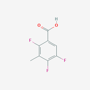molecular formula C8H5F3O2 B040952 2,4,5-Trifluoro-3-methylbenzoic acid CAS No. 112822-85-2