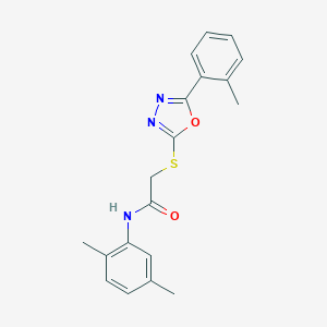 N-(2,5-Dimethyl-phenyl)-2-(5-o-tolyl-[1,3,4]oxadiazol-2-ylsulfanyl)-acetamide