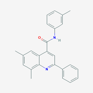 6,8-Dimethyl-2-phenyl-N-(m-tolyl)quinoline-4-carboxamide