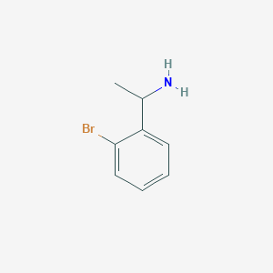 molecular formula C8H10BrN B040971 1-(2-Bromophenyl)ethylamine CAS No. 113899-55-1