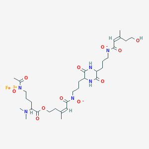 molecular formula C31H49FeN6O11 B040977 N(alpha)-Dimethylisoneocoprogen I CAS No. 117852-96-7