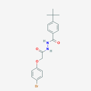 molecular formula C19H21BrN2O3 B409770 N'-[(4-bromophenoxy)acetyl]-4-tert-butylbenzohydrazide 