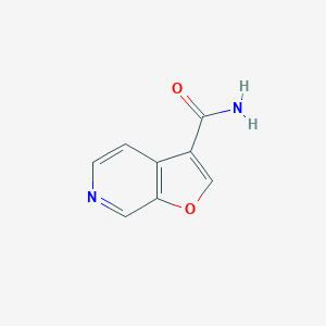 molecular formula C8H6N2O2 B040979 Furo[2,3-c]pyridine-3-carboxamide CAS No. 112372-23-3