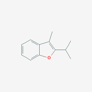 molecular formula C12H14O B040981 2-Isopropyl-3-methylbenzofuran CAS No. 113334-55-7