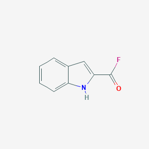 molecular formula C9H6FNO B040983 1H-Indole-2-carbonyl fluoride CAS No. 114085-25-5