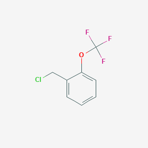 molecular formula C8H6ClF3O B040987 2-(Trifluoromethoxy)benzyl chloride CAS No. 116827-40-8