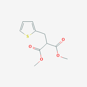 molecular formula C10H12O4S B040989 Dimethyl 2-(thiophen-2-ylmethyl)malonate CAS No. 122308-25-2