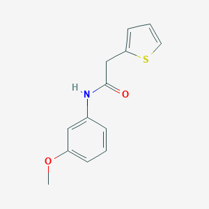 molecular formula C13H13NO2S B409892 N-(3-methoxyphenyl)-2-(thiophen-2-yl)acetamide CAS No. 349432-72-0
