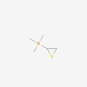 molecular formula C5H12SSi B040992 Thiirane, 2-(trimethylsilyl)- CAS No. 114693-68-4