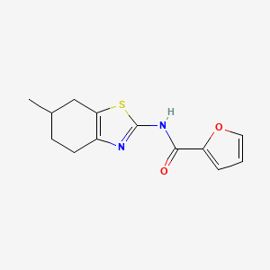 molecular formula C13H14N2O2S B4099972 N-(6-methyl-4,5,6,7-tetrahydro-1,3-benzothiazol-2-yl)furan-2-carboxamide 