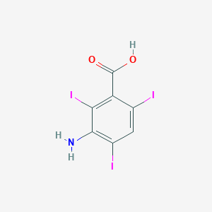 molecular formula C7H4I3NO2 B041005 3-Amino-2,4,6-triiodobenzoic acid CAS No. 3119-15-1