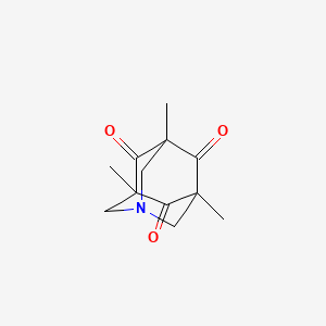 molecular formula C12H15NO3 B4101118 3,5,7-Trimethyl-1-aza-tricyclo(3.3.1.13,7)decane-4,6,10-trione CAS No. 87510-14-3