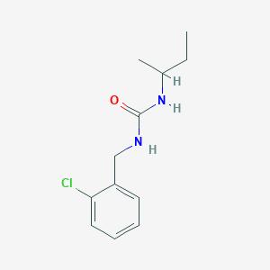molecular formula C12H17ClN2O B4101732 1-Butan-2-yl-3-(2-chlorobenzyl)urea 