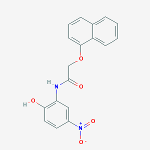 molecular formula C18H14N2O5 B4101932 N-(2-hydroxy-5-nitrophenyl)-2-(1-naphthyloxy)acetamide 
