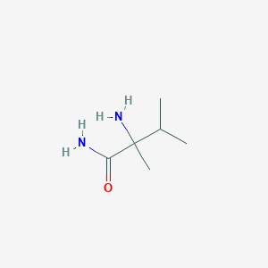 molecular formula C6H14N2O B041022 2-氨基-2,3-二甲基丁酰胺 CAS No. 40963-14-2