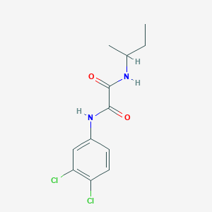 molecular formula C12H14Cl2N2O2 B4102664 N'-butan-2-yl-N-(3,4-dichlorophenyl)oxamide 