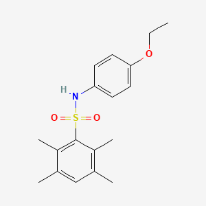 molecular formula C18H23NO3S B4103026 N-(4-ethoxyphenyl)-2,3,5,6-tetramethylbenzenesulfonamide 
