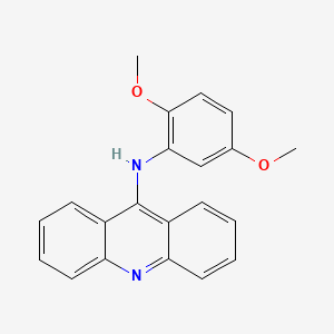 molecular formula C21H18N2O2 B4103635 N-(2,5-dimethoxyphenyl)acridin-9-amine 