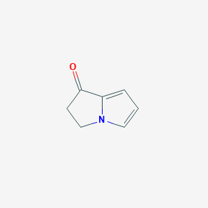 molecular formula C7H7NO B041037 2,3-dihydro-1H-pyrrolizin-1-one CAS No. 17266-64-7