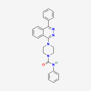 molecular formula C25H23N5O B4104819 N-phenyl-4-(4-phenylphthalazin-1-yl)piperazine-1-carboxamide 