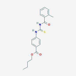 molecular formula C20H22N2O3S B410508 butyl 431103 
